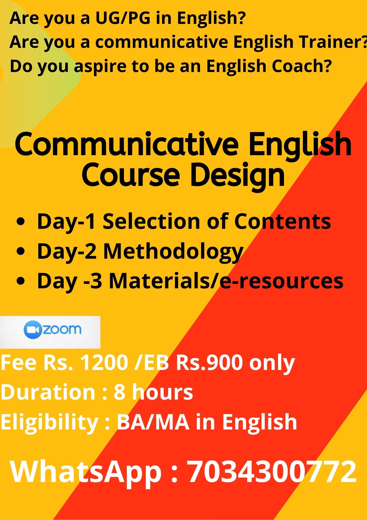 Communicative English Course Design